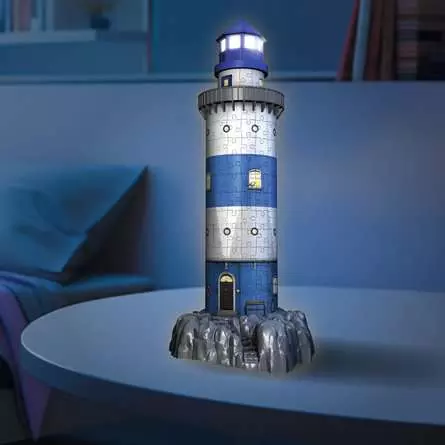Ravensburger Leuchtturm bei Nacht