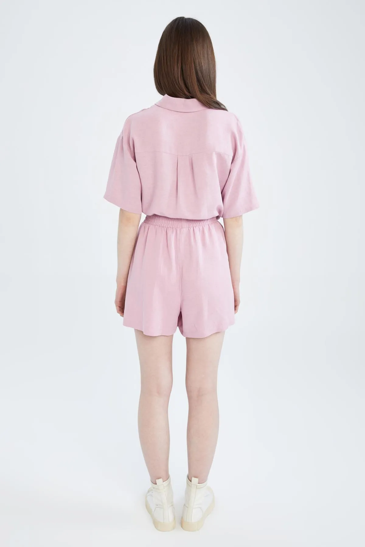 DeFacto  Relax-Fit-Shorts aus Leinenmischung mit Taschen