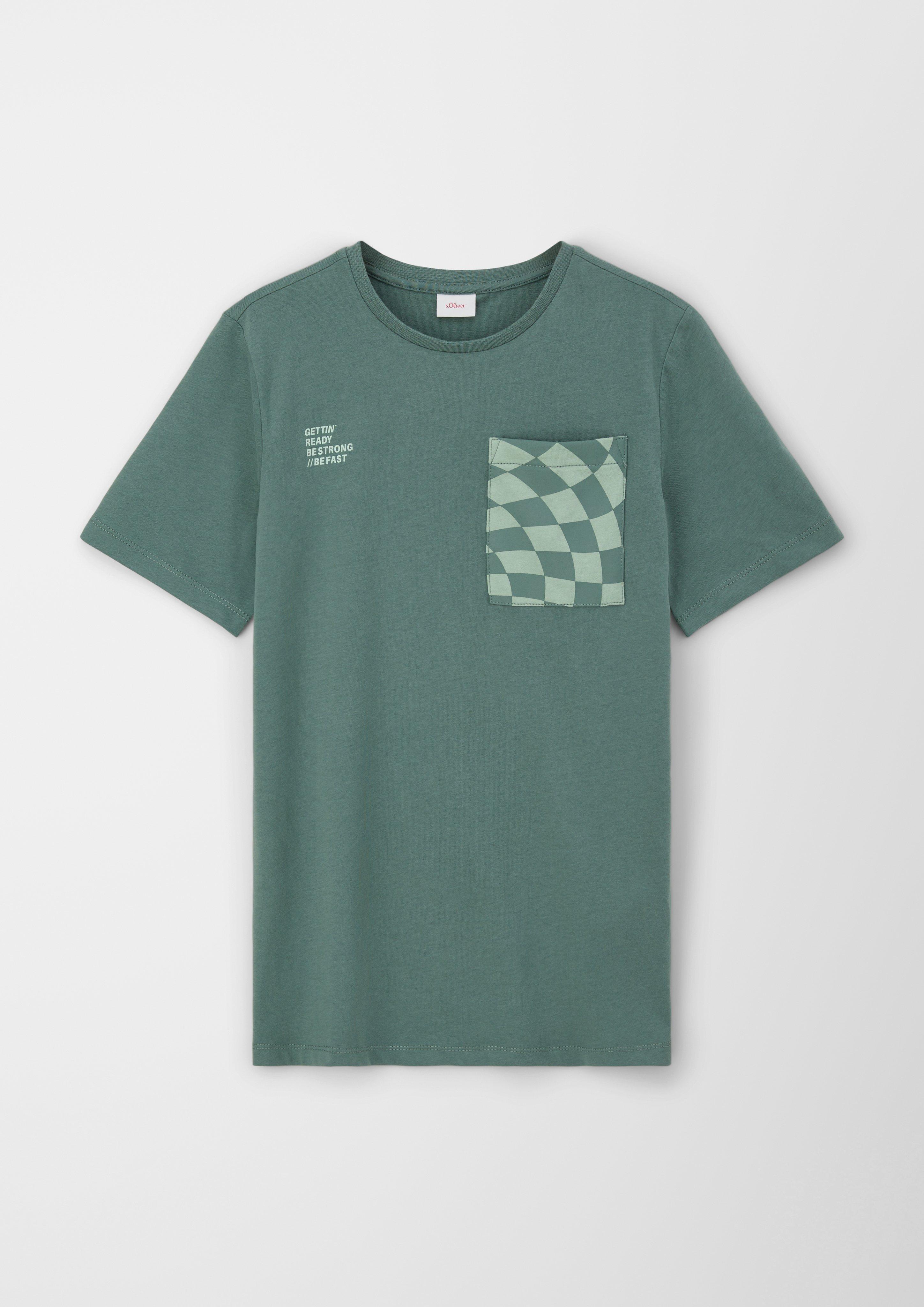 T-Shirt mit Brusttasche  2130532-6714