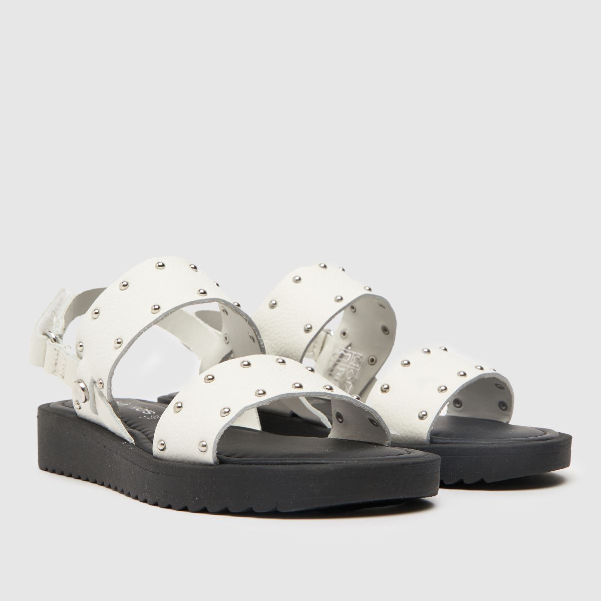 Schuh vita Teach-lädersandaler för flickor