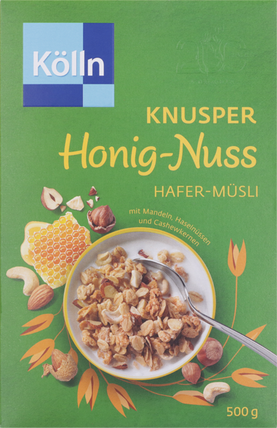 Kölln Knusper Honig-Nuss Hafer-Müsli