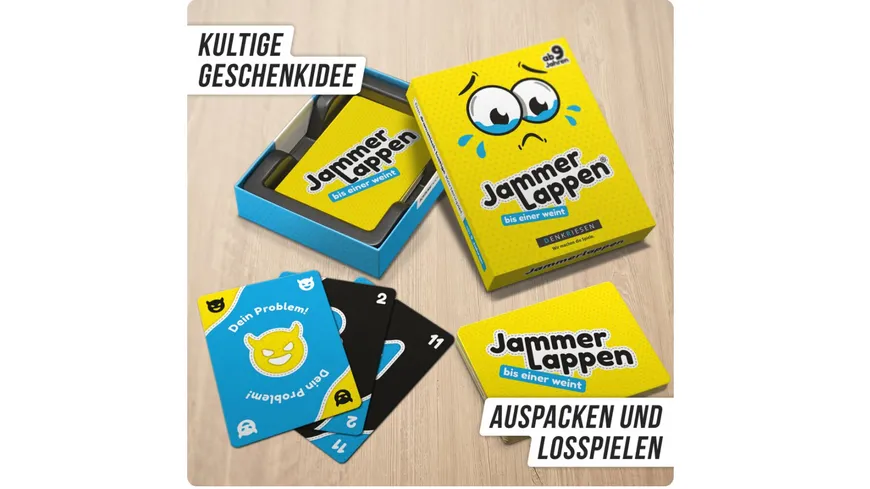 Denkriesen - JAMMERLAPPEN - Das dramatisch lustige Kartenspiel - 