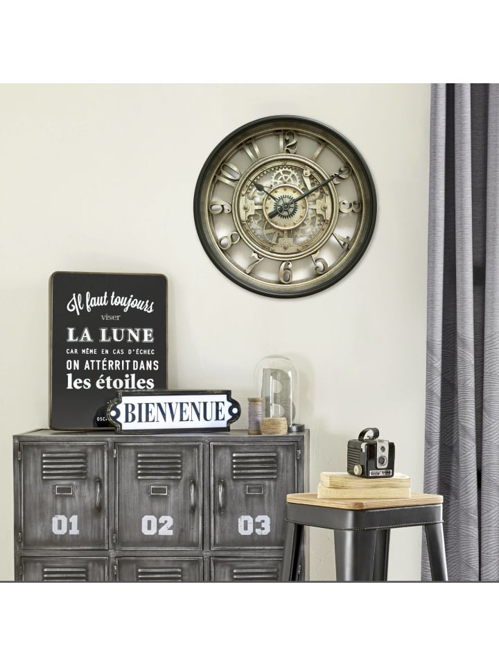 Atmosphera Créateur d'intérieur Wanduhr in grau günstig kaufen onesize