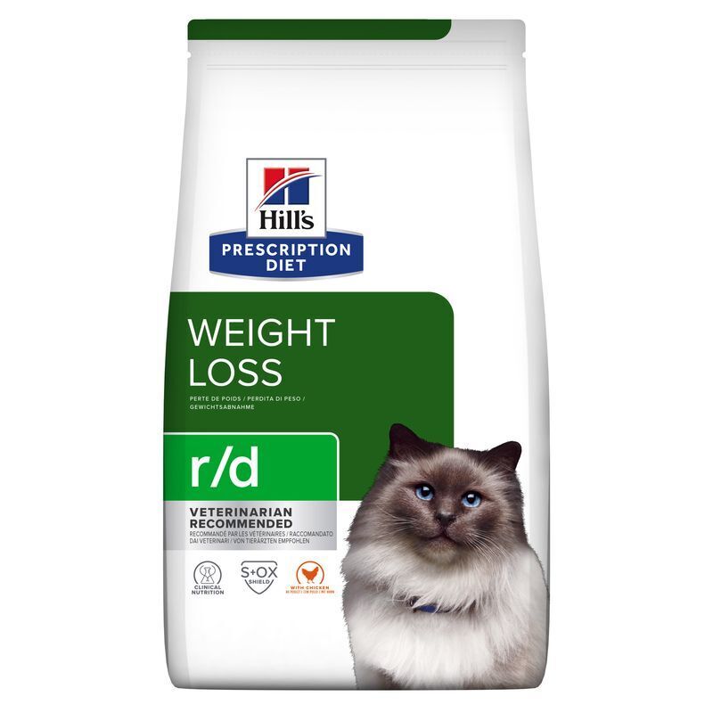 Hill's Übergewicht Hill's Prescription Diet Weight Loss r/d mit Huhn 1,5 kg