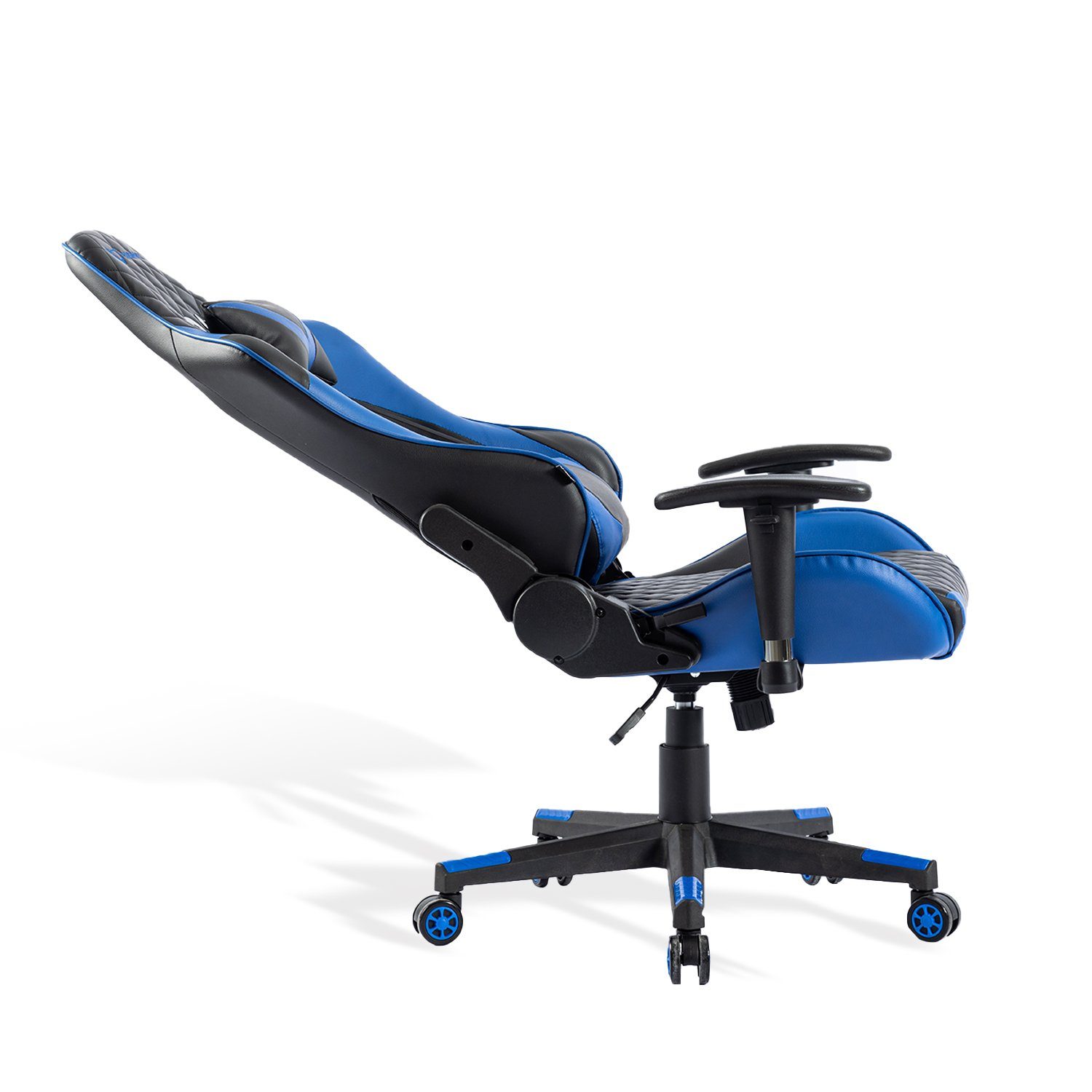 FOXSPORT Gaming-Stuhl ergonomisch Gamer Stühle (Professioneller Gamingstuhl), Eingebauter Wippmechanismus, Max. Belastbarkeit: 150 kg
