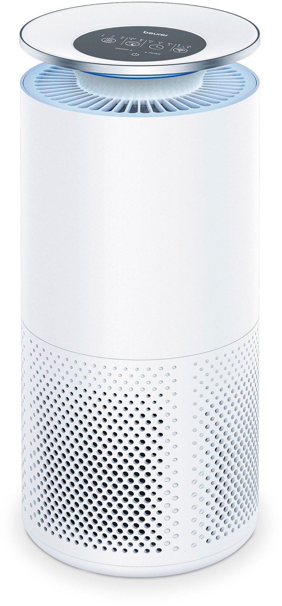 BEURER Luftreiniger LR 400, mit App, HEPA H13 Filter, für Räume bis 69m², Timerfunktion