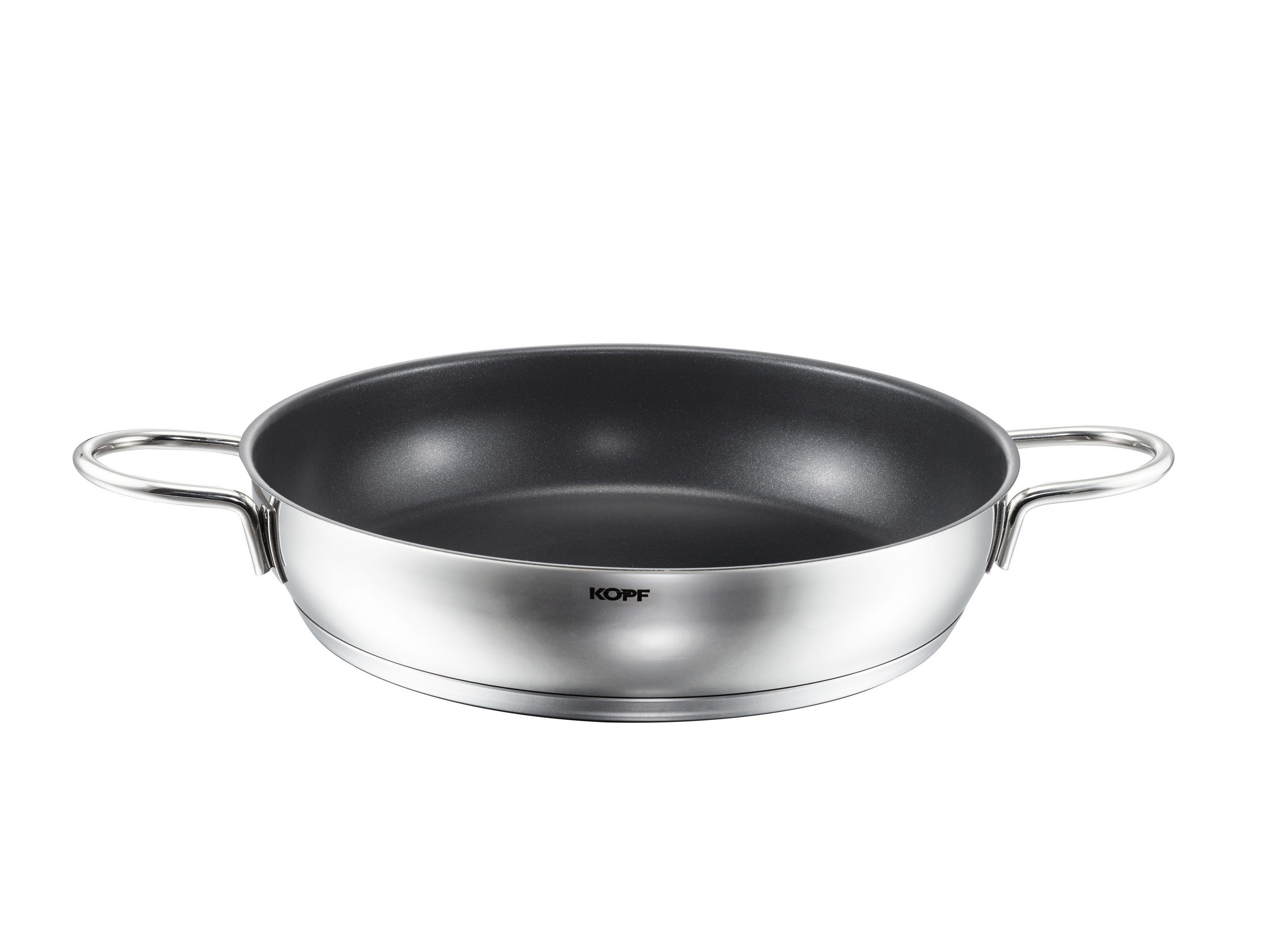Kopf Topf-Set Josie, Edelstahl (14-tlg), Induktionstöpfe mit Schüttrand, Literskala und Glasdeckel