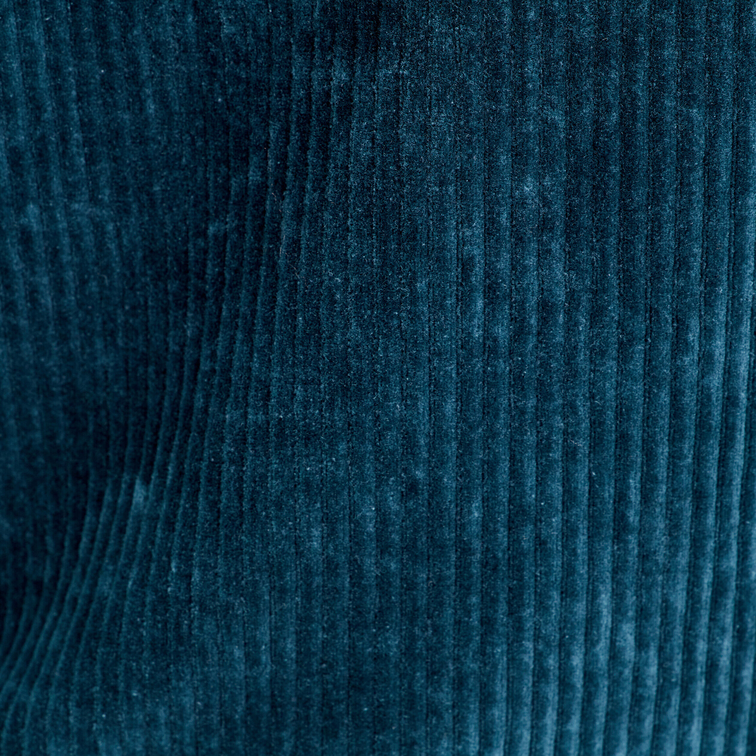 Sweat velours côtelé à capuche vert foncé femme | Cache Cache