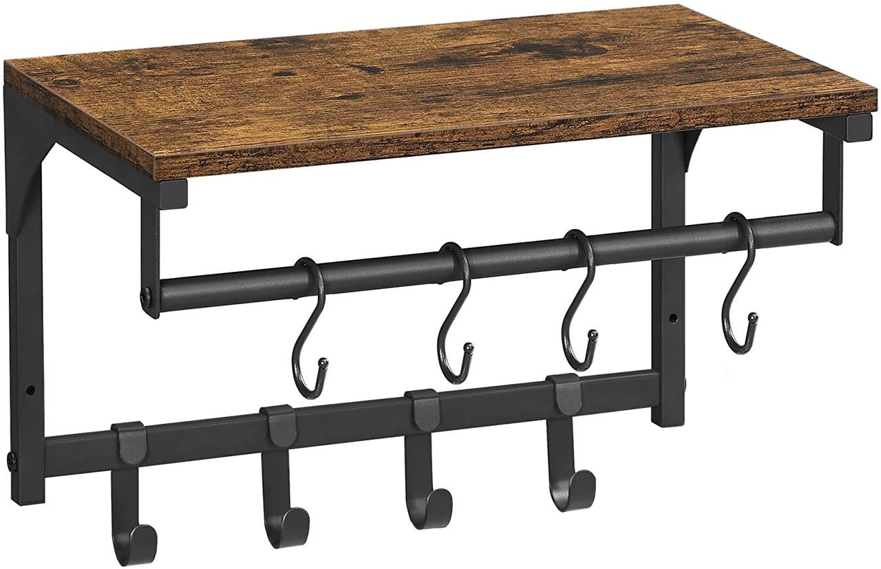 Vasagle Kleiderablage, 40x24x24cm, Schwarz