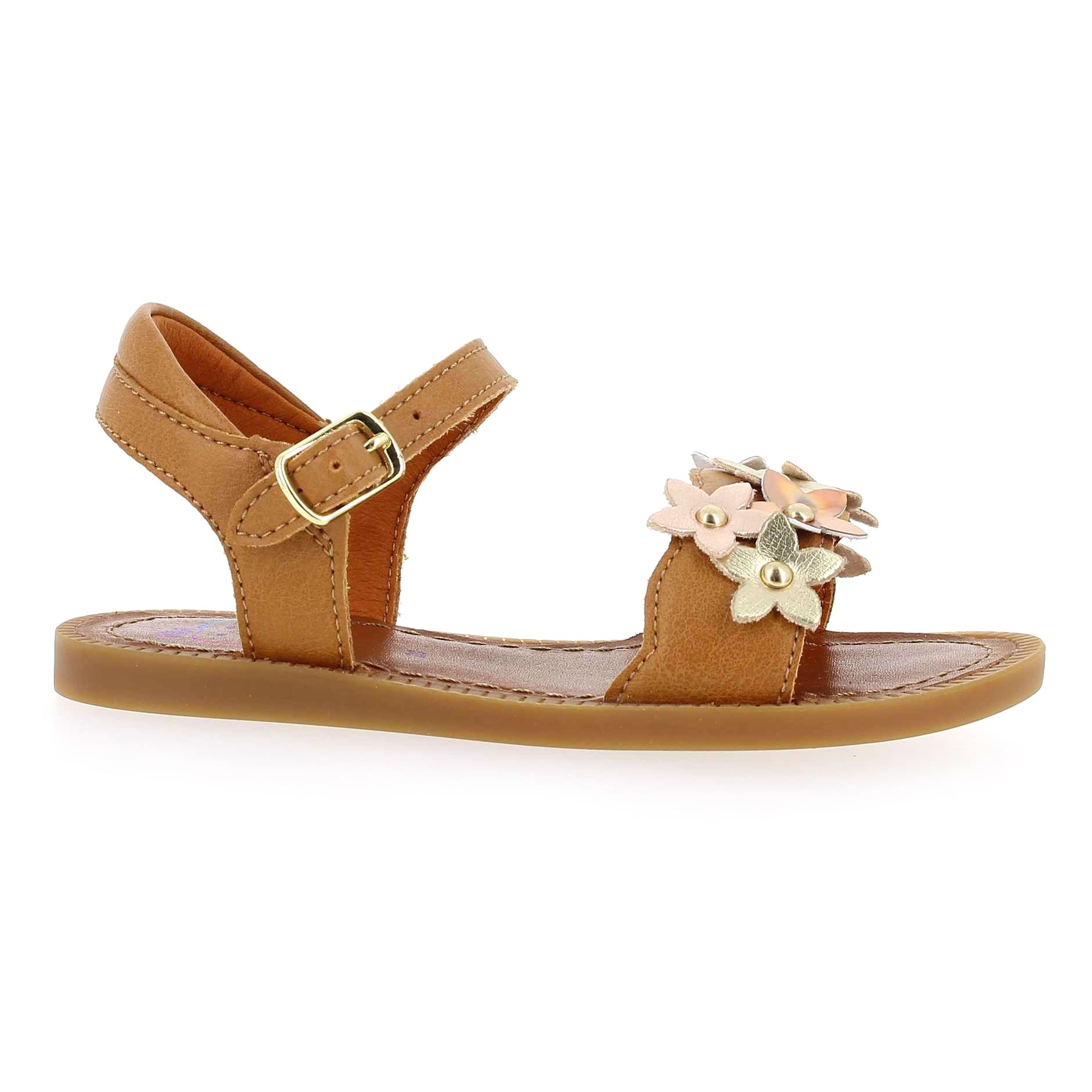 Shoopom  SOLAR FLORE - Cognac Doré