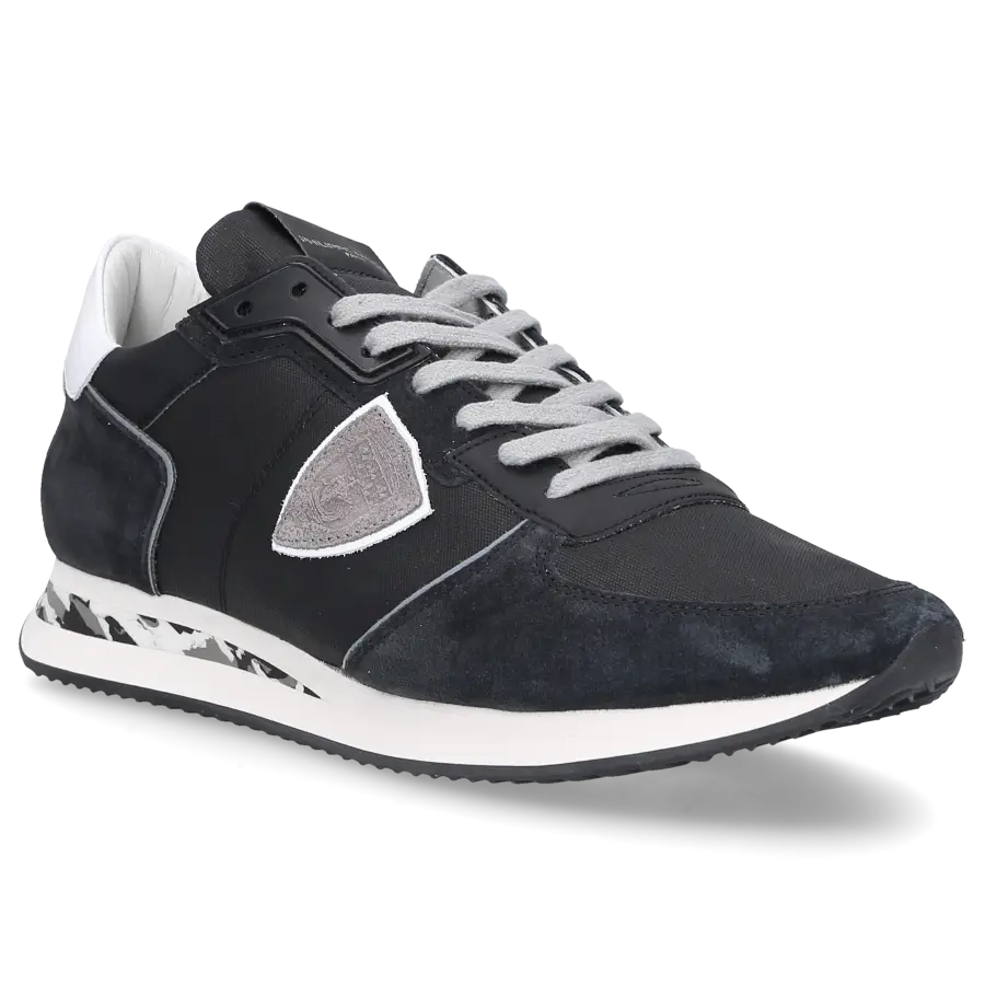 Philippe Model - Sneaker low TZLU GC01 Veloursleder - schwarz