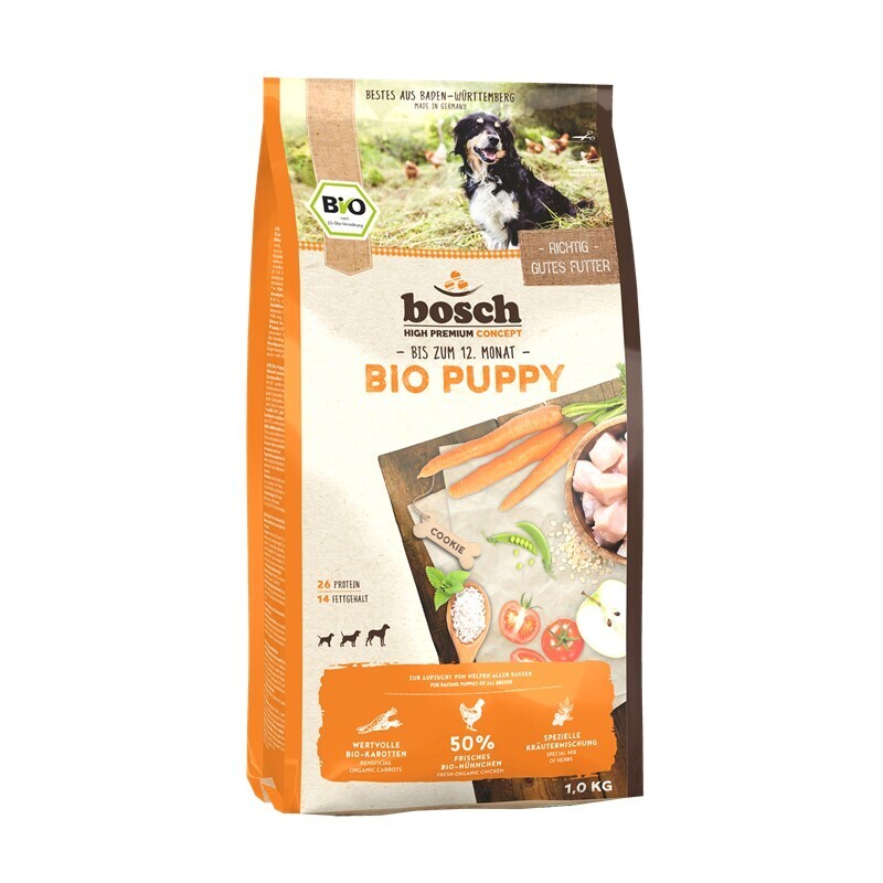 bosch Hundetrockenfutter bosch BIO Puppy Hühnchen + Karotten 1 kg