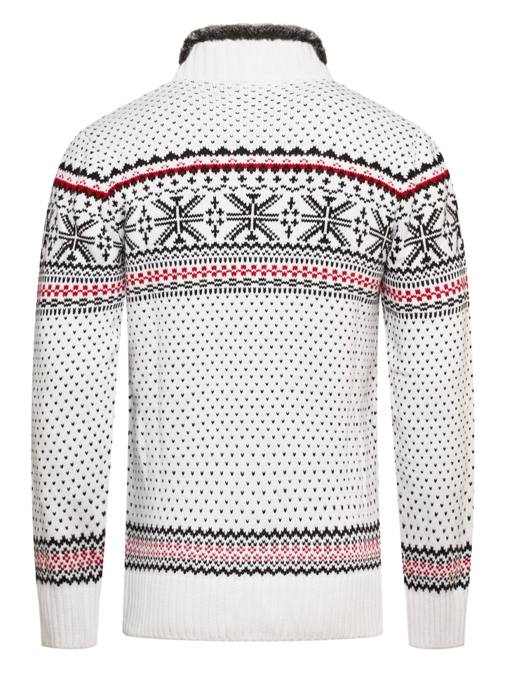 behype Strickjacke - BKIANA in Weiß günstig kaufen S
