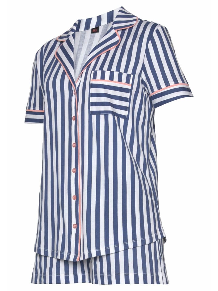 H.I.S Shorty in dunkelblau-weiß-gestreift günstig kaufen