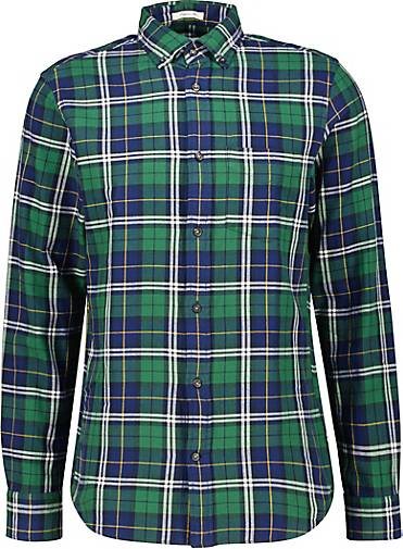 GANT Herren Hemd FLANNEL CHECK Langarm Regular Fit