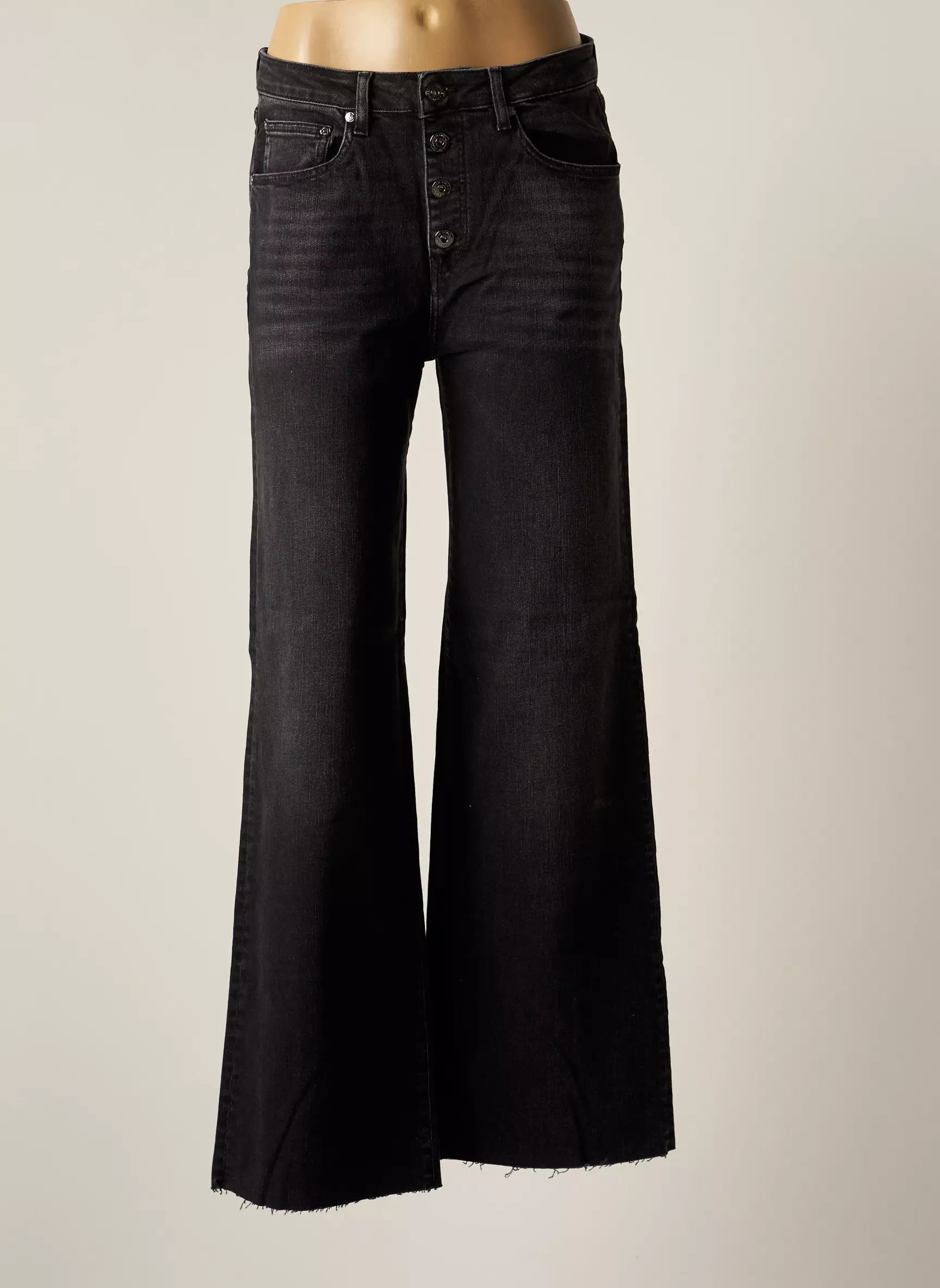 Denim Studio Jean Flare Femme couleur noir