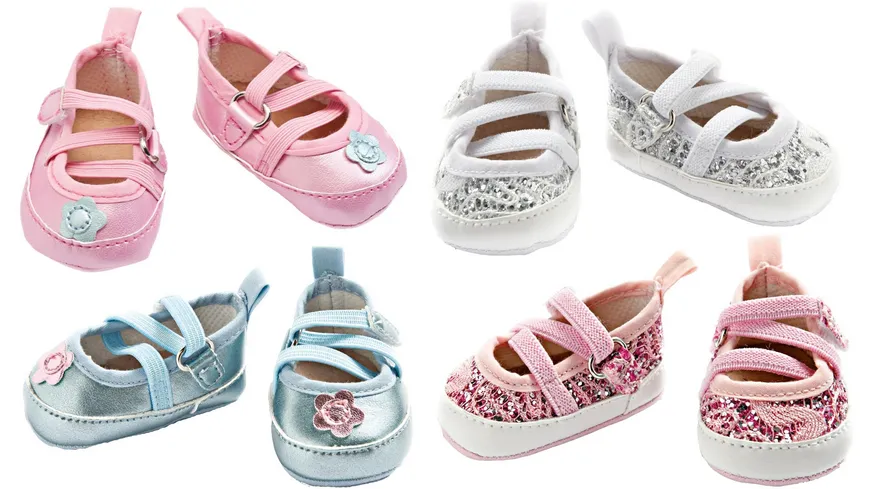 Heless - Puppen-Ballerinas für Puppen mit flexiblem Riemchenverschluss