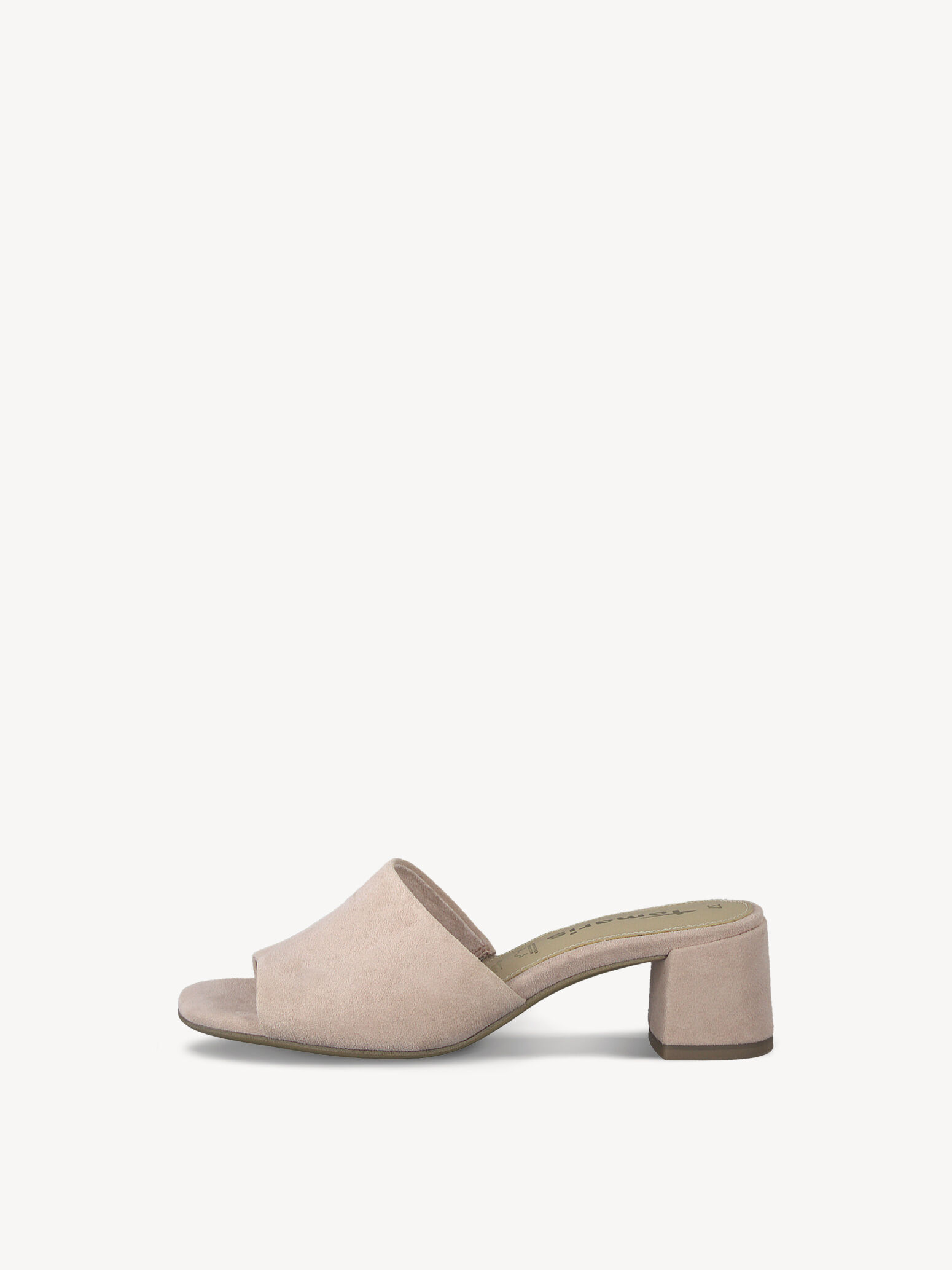 Mule en cuir - rose
