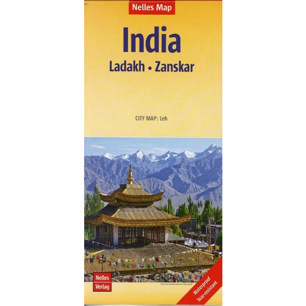 Nelles Map India: Ladakh - Zanskar 1 : 350 000 - Wanderkarte
