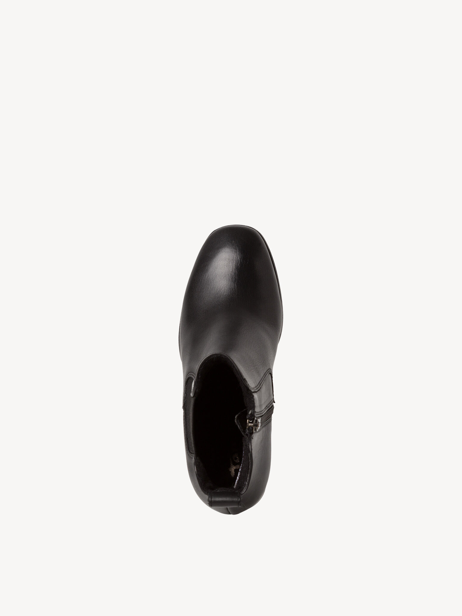 Bottine Chelsea en cuir - noir