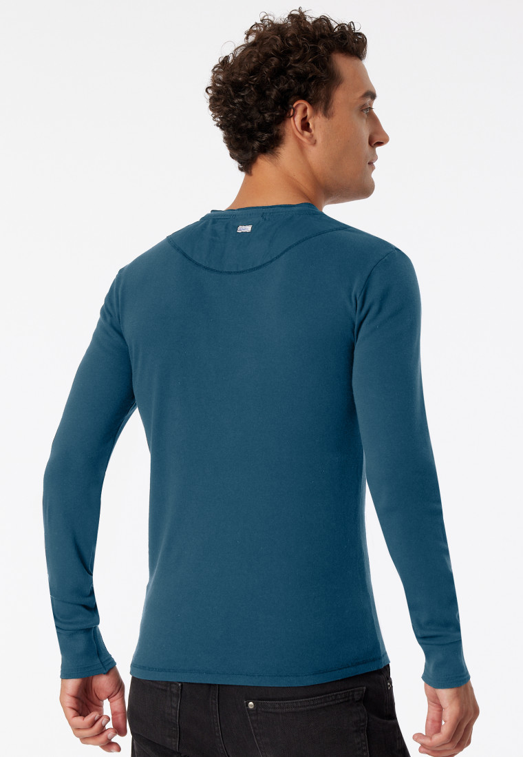 Shirt langarm jeansblau - Revival Karl-Heinz