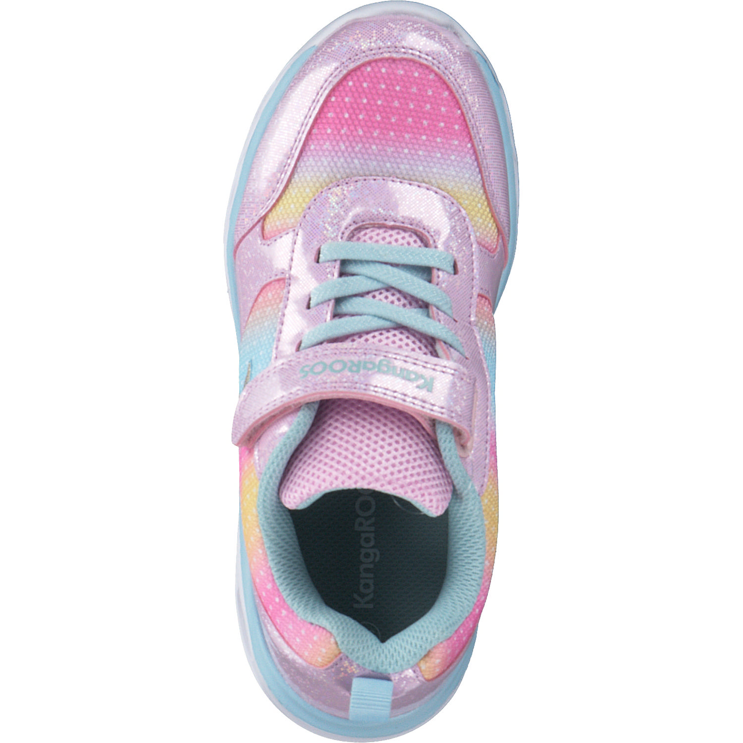 KangaROOS K-SL Rise EV 00009, Sneakers Low, Kinder, frost pink/blue sky
