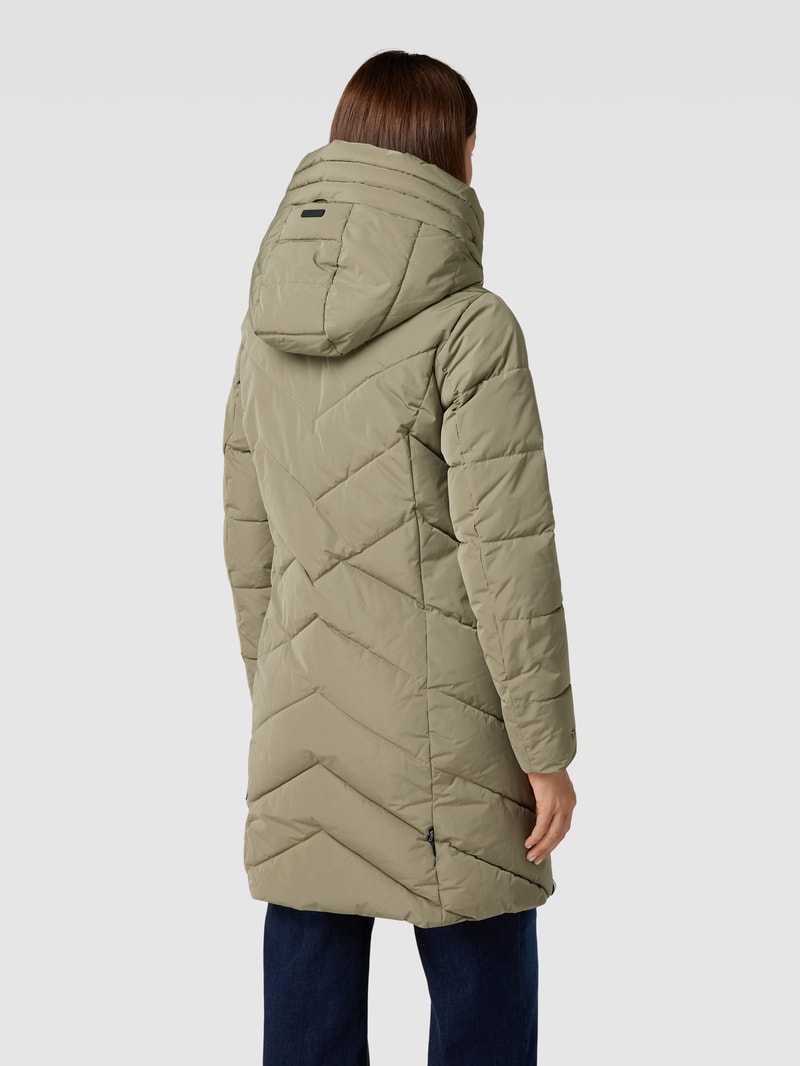 Steppjacke mit Kapuze Modell 'FORMIN' in lindgrün