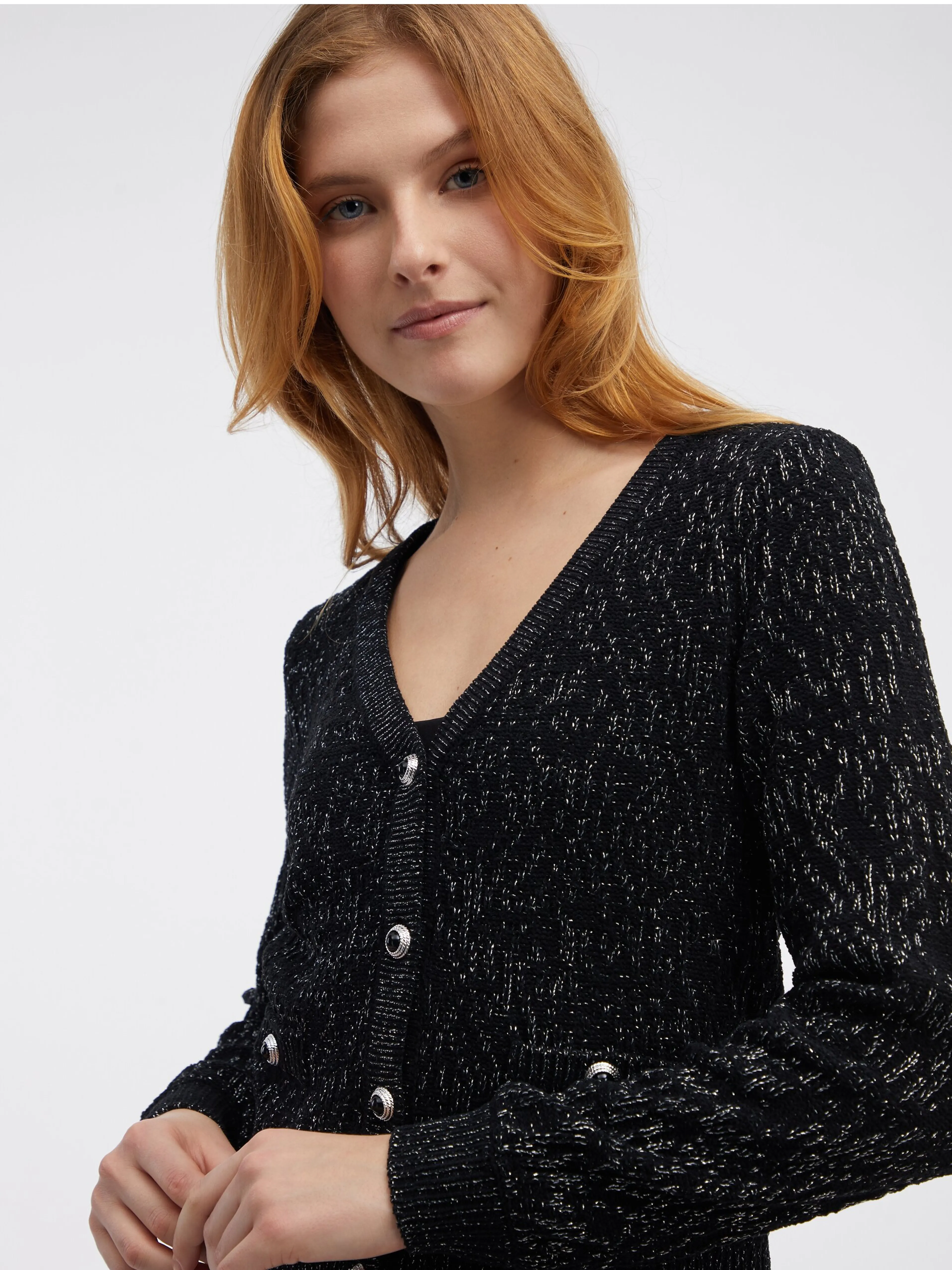 Schwarze Damen Strickjacke ORSAY