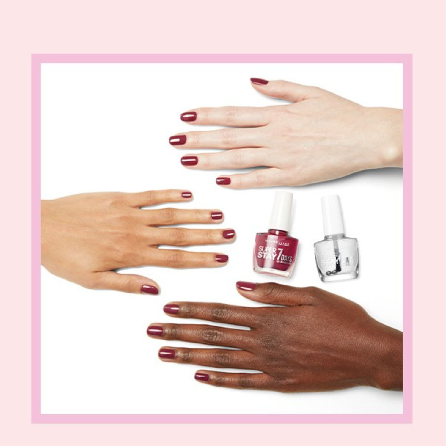 Maybelline New York Express Manucure Coffret exclusif Soin des Ongles - 3 Produits