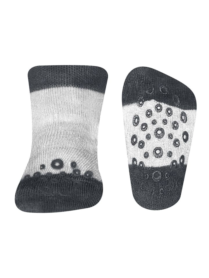 ewers 2er-Set Krabbelsocken Uni in grau günstig kaufen