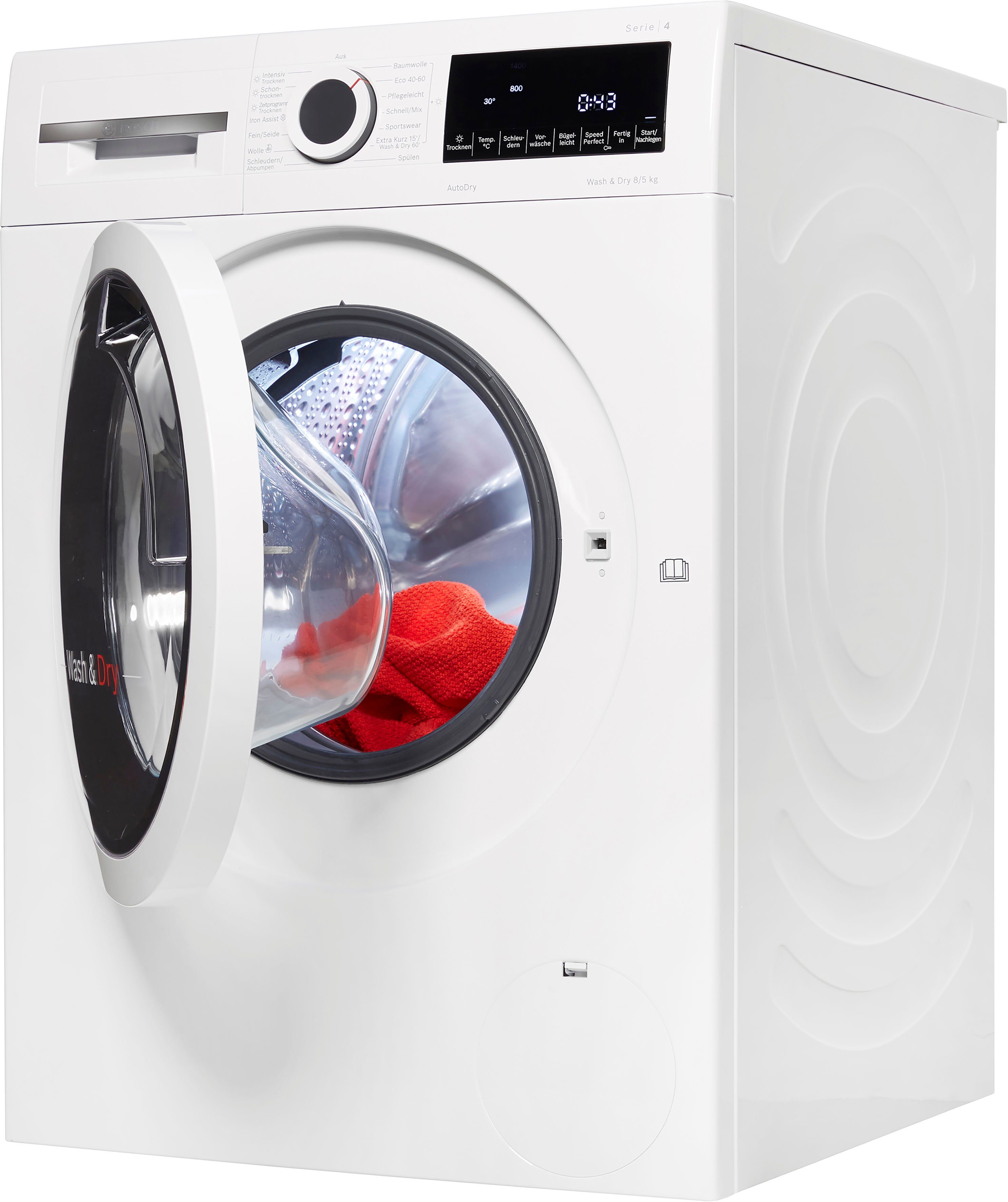 BOSCH Waschtrockner WNA13470, 8 kg, 5 kg, 1400 U/min