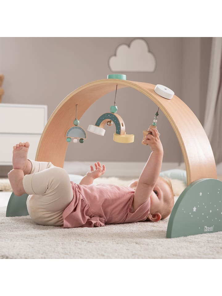howa Spielbogen Baby Gym Spieltrapez aus Holz 