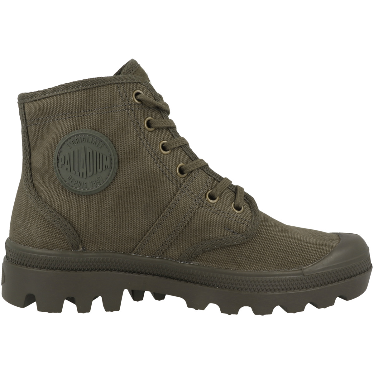 Palladium Pallabrousse Schnürboots dunkelgruen