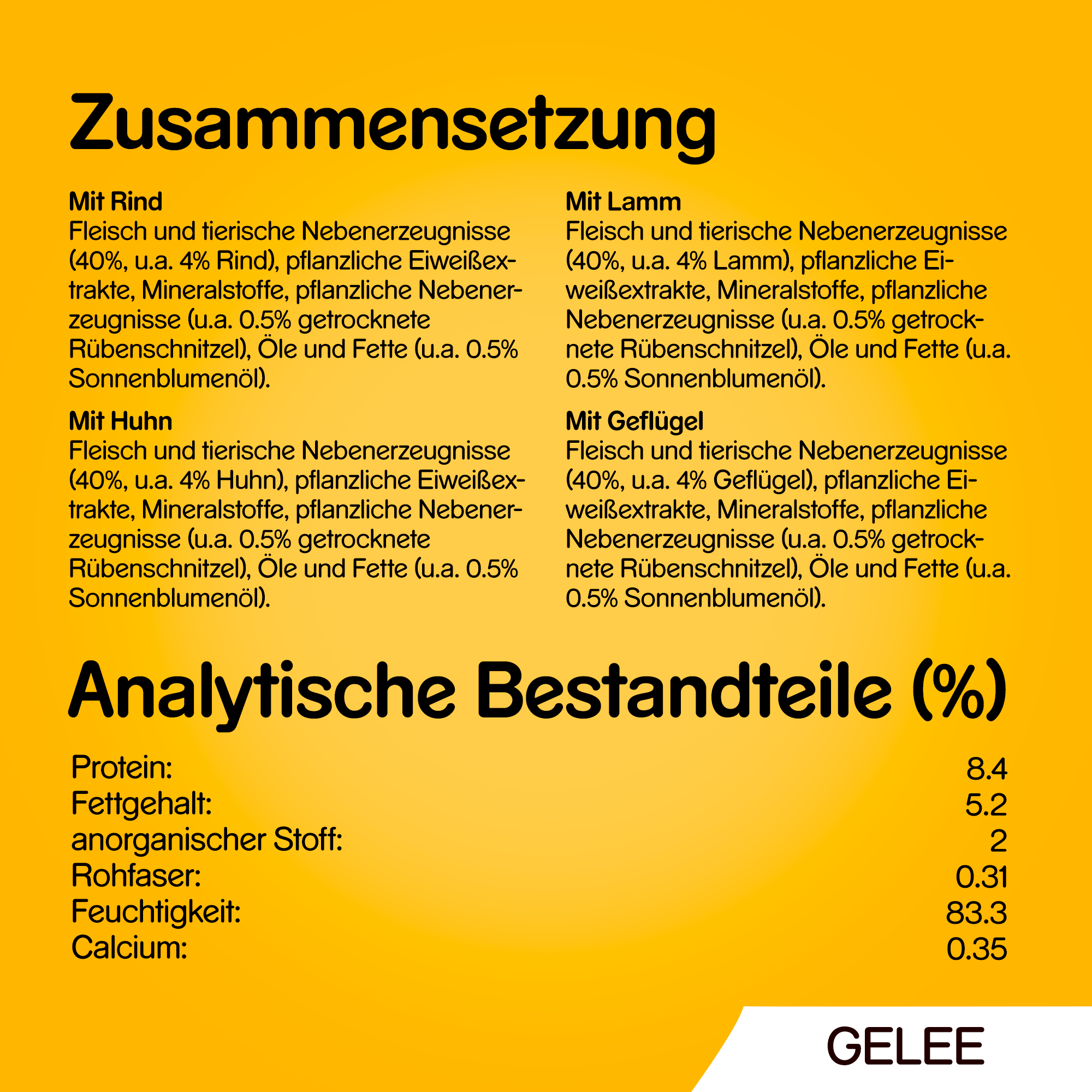 Pedigree Hundenassfutter Pedigree Vital Multipack Portionsbeutel in Gelee 40x100g