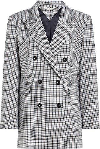 TOMMY HILFIGER Damen Blazer SMALL CHECK RELAXED BLAZER