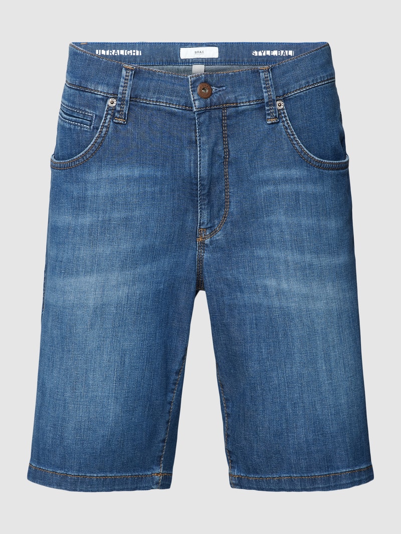 Bermudas im 5-Pocket-Design Modell 'BALI' in dunkelblau