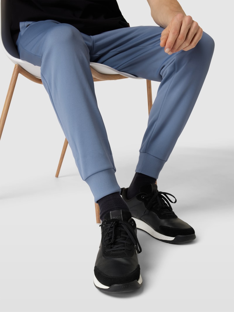 Sweatpants mit Logo-Print Modell 'Armour Fleece Joggers' in hellblau