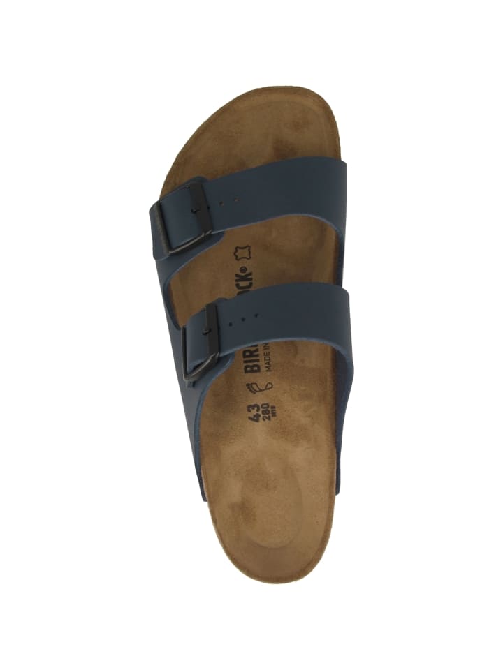 Birkenstock Sandale Arizona Birko-Flor normal in blau günstig kaufen