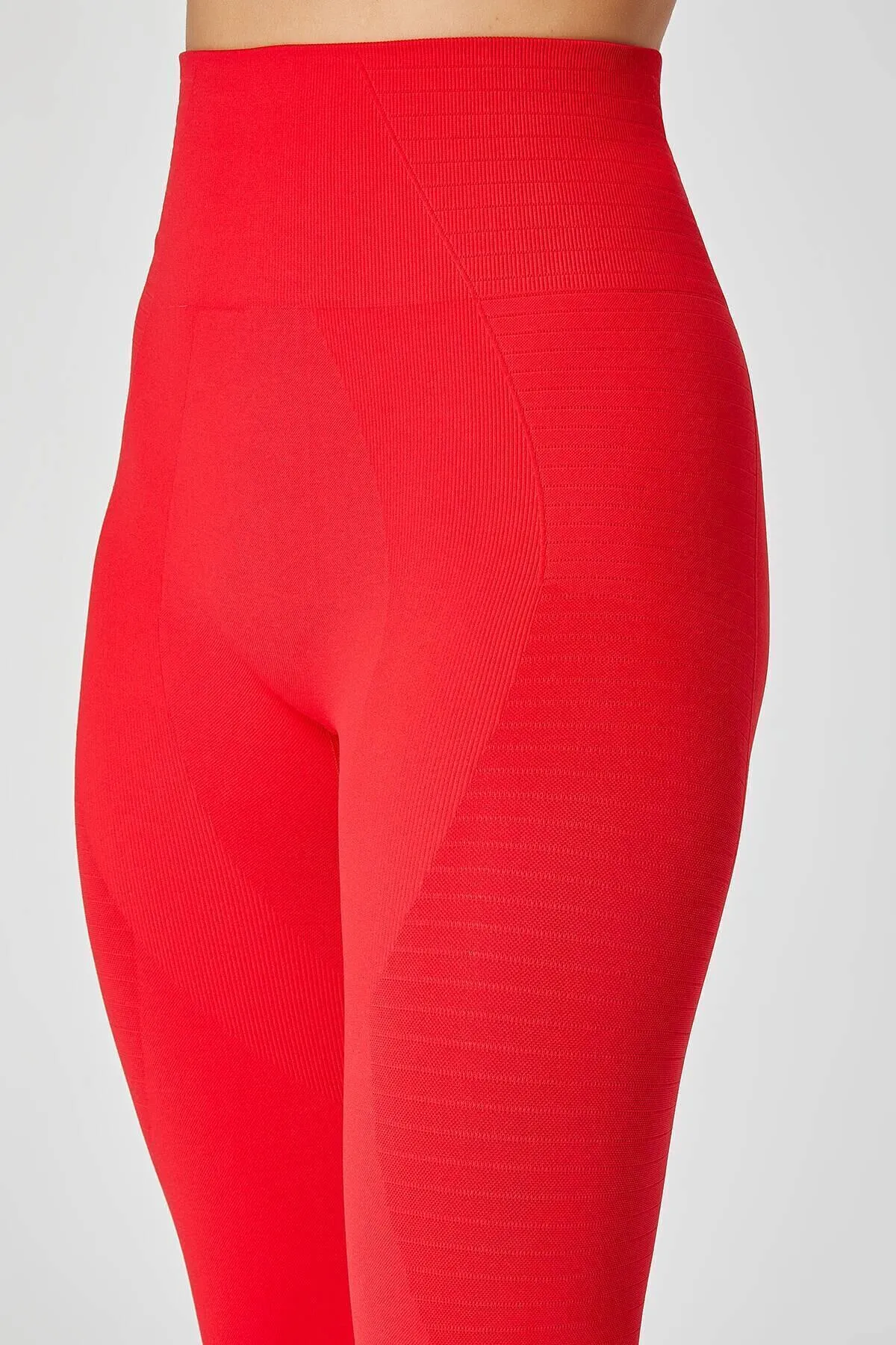 Jerf  Gela Sportstrumpfhose mit hoher Taille, flexibel und anhebend, Rot