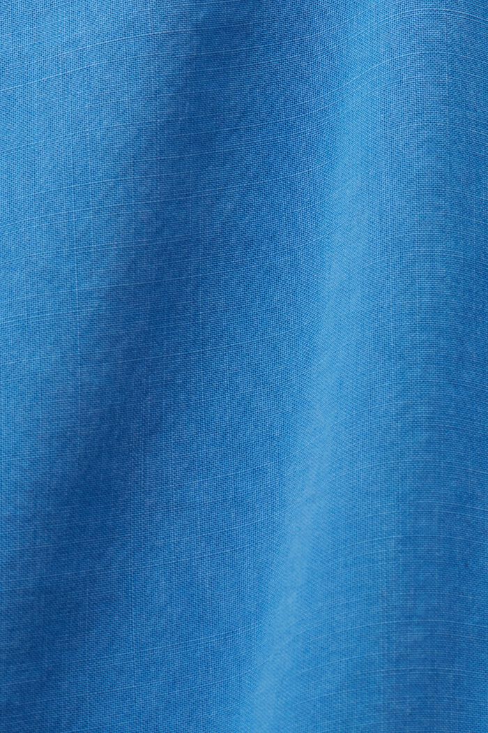 Ärmellose Bluse mit elastischem Kragen