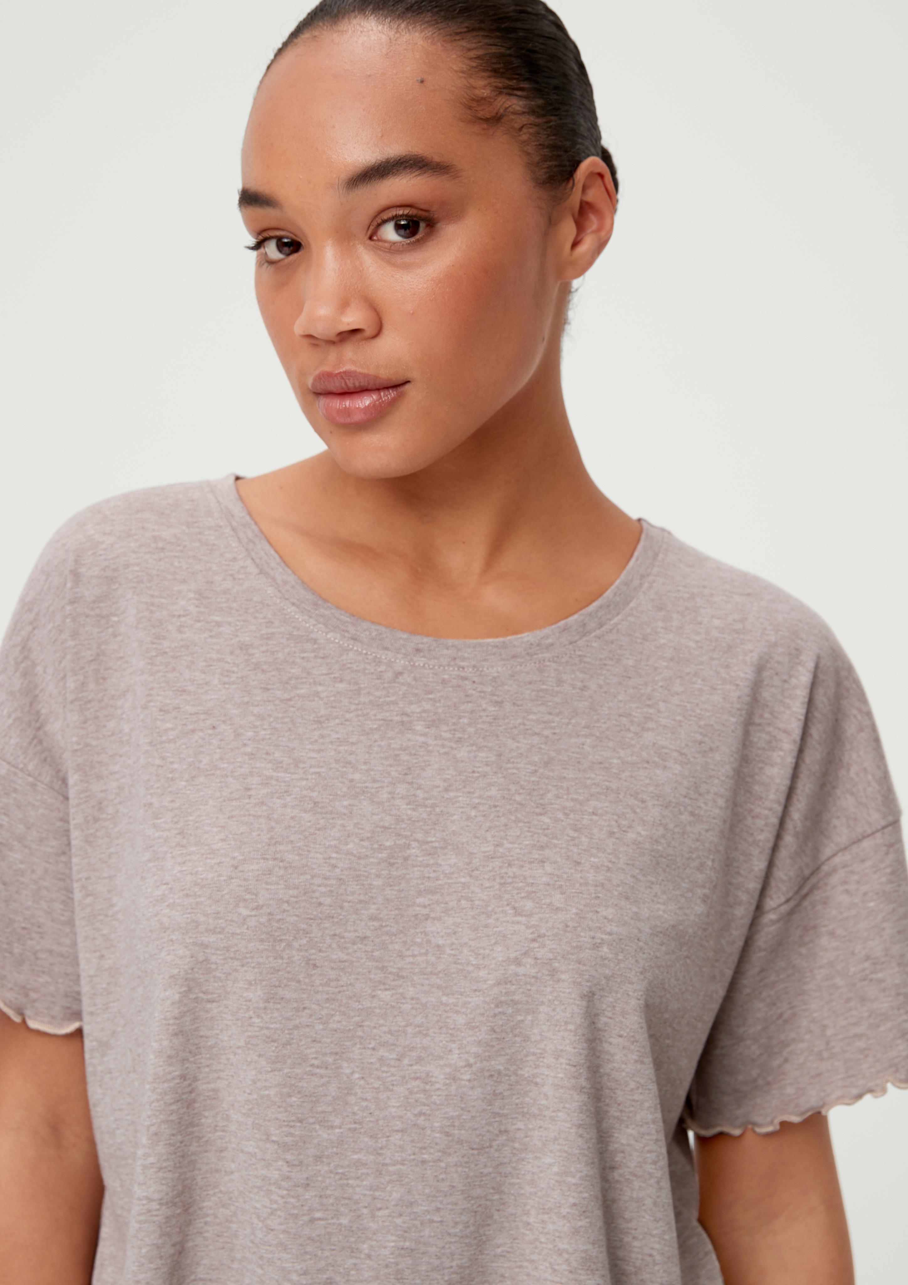 Pyjama-Shirt mit Rollsaum  6008384-8400