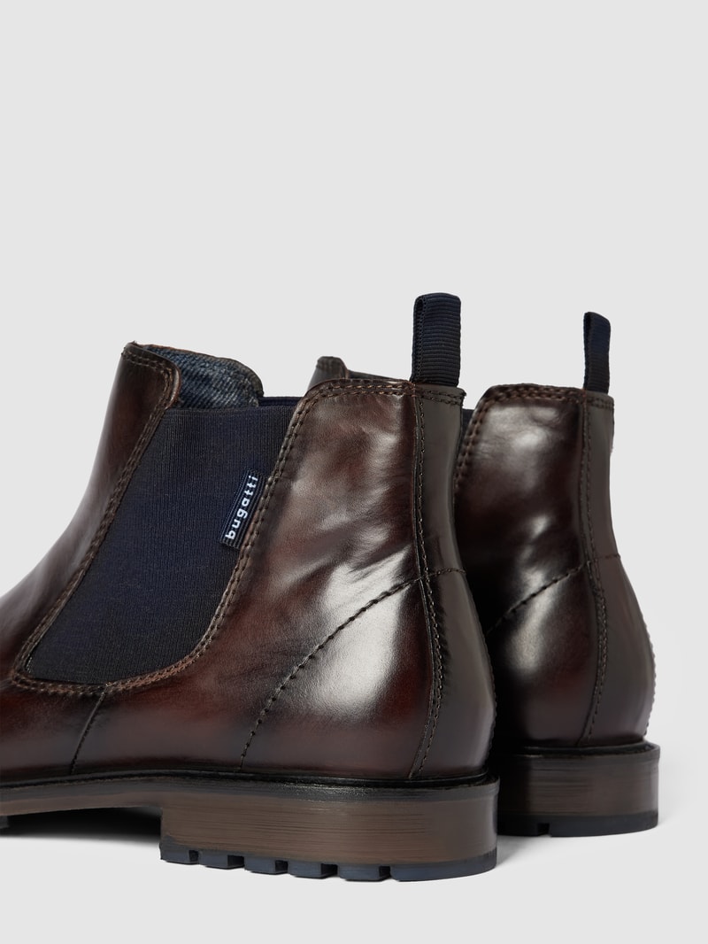 Chelsea Boots mit elastischen Einsätzen Modell 'Bonifacio' in mittelbraun