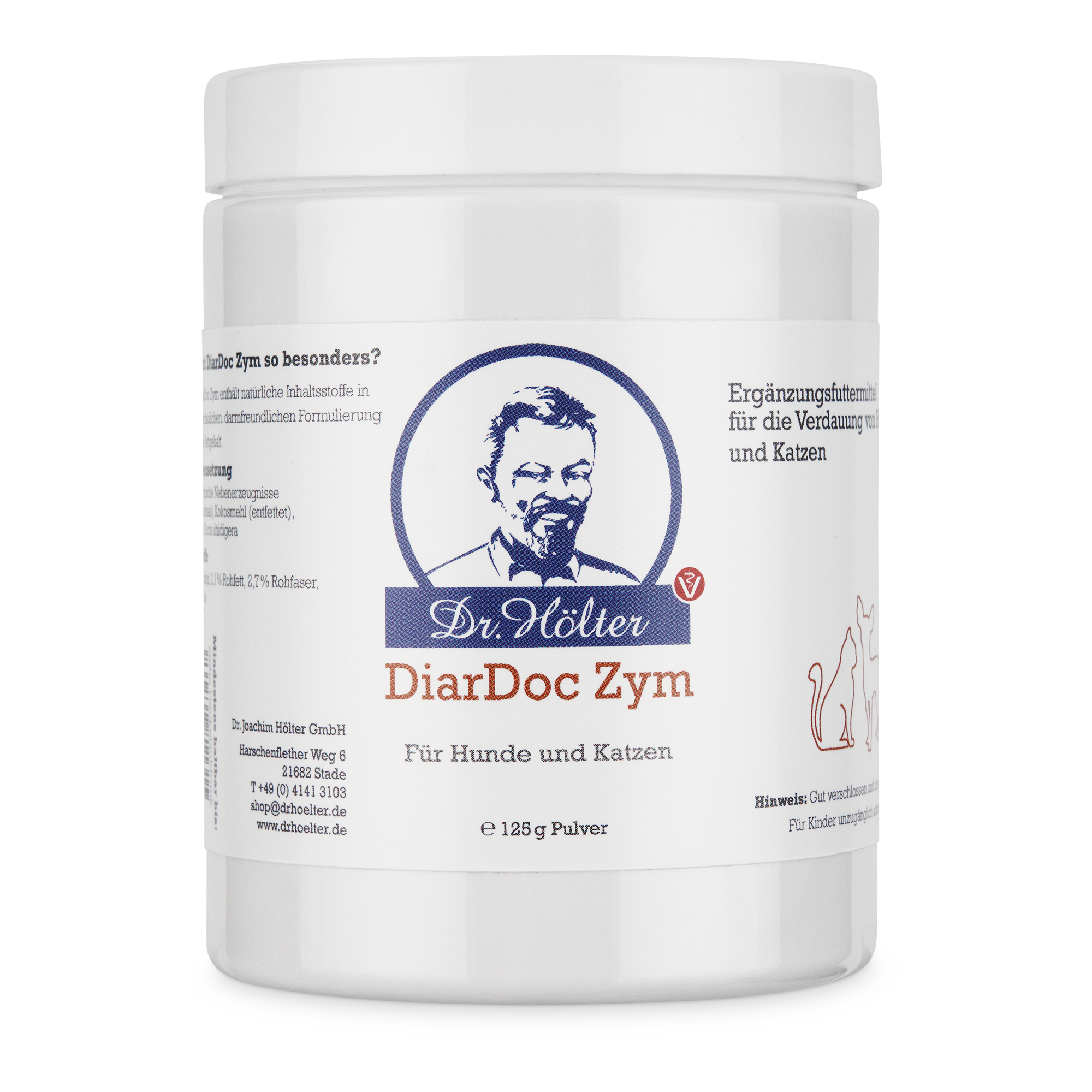 Dr. Hölter Ergänzungsfutter & Aufzucht Dr. Hölter DiarDoc Zym Verdauungsenzyme Pulver 125 g