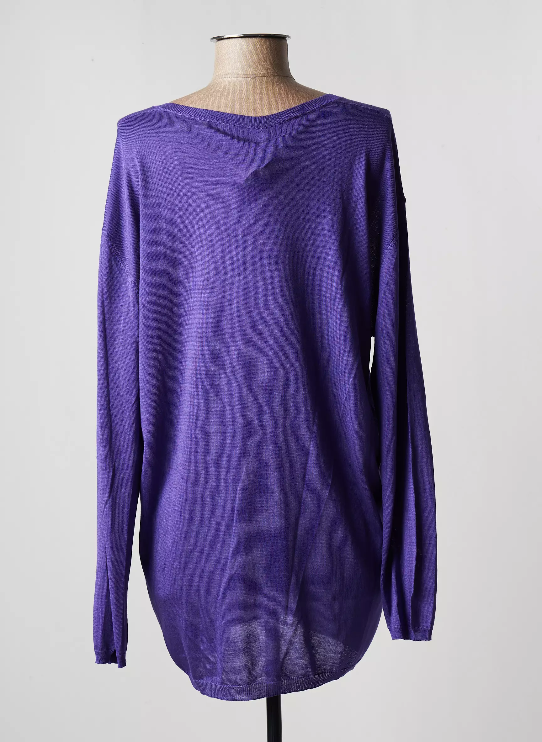 Eric Bompard Pull Tuniques Femme couleur violet