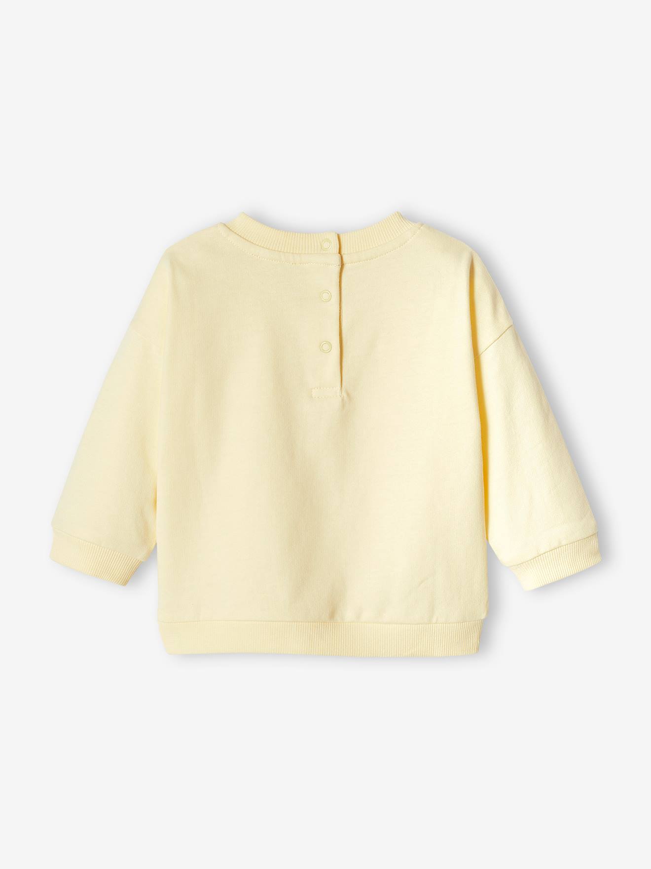 Vertbaudet Baby Sweatshirt, bedruckt - hellgelb