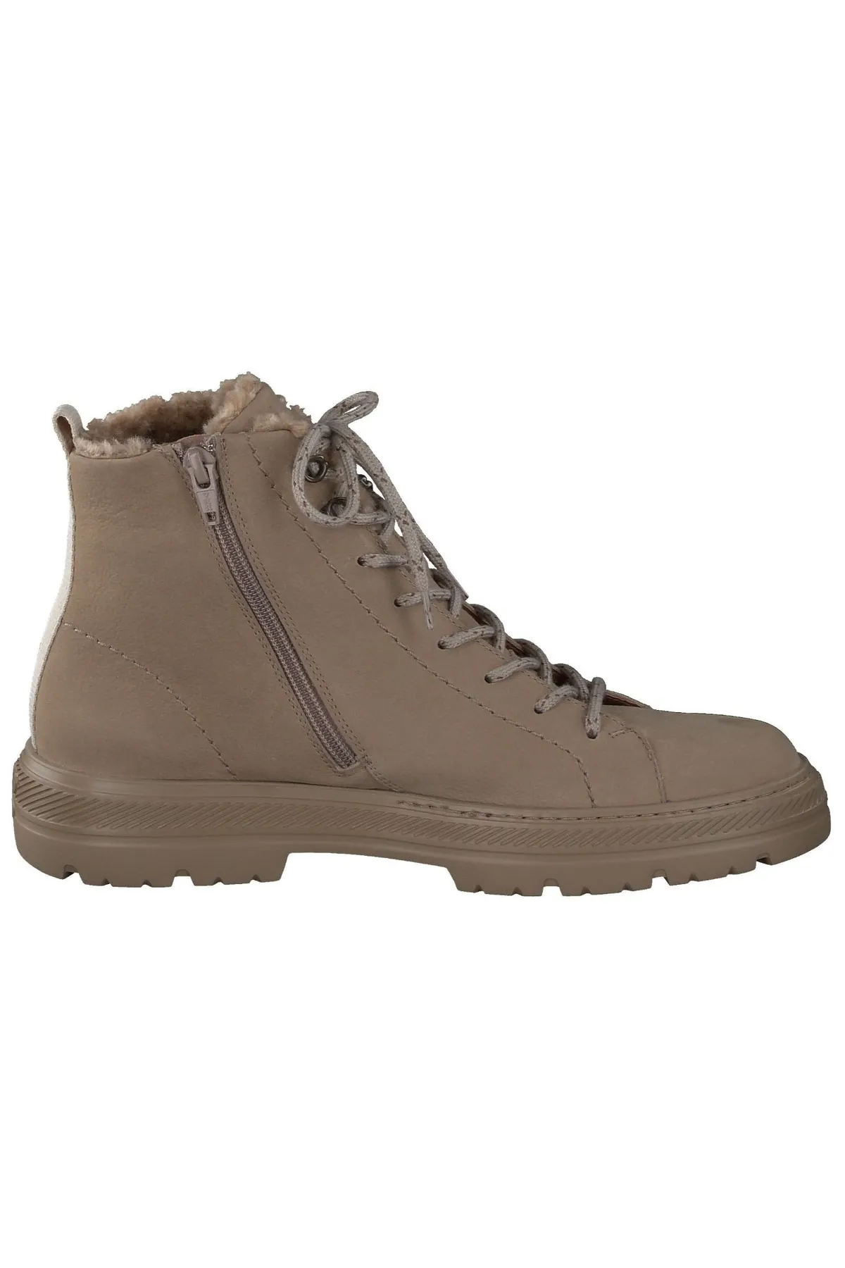 Paul Green  Stiefelette - Beige - Blockabsatz
