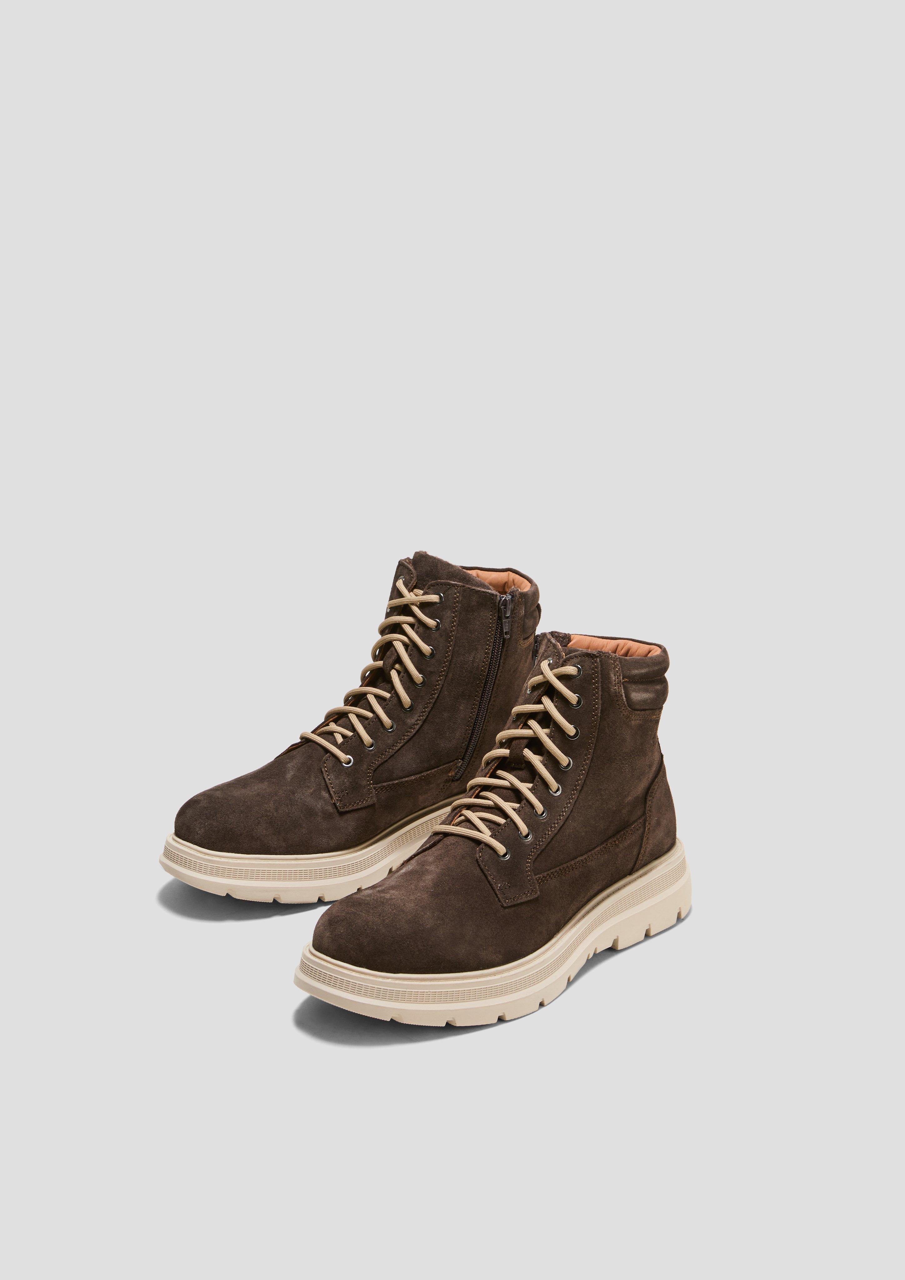 Gefütterte Boots aus Leder  6008612-302