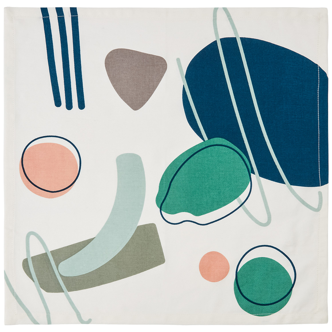 4 Servietten mit Allover-Muster