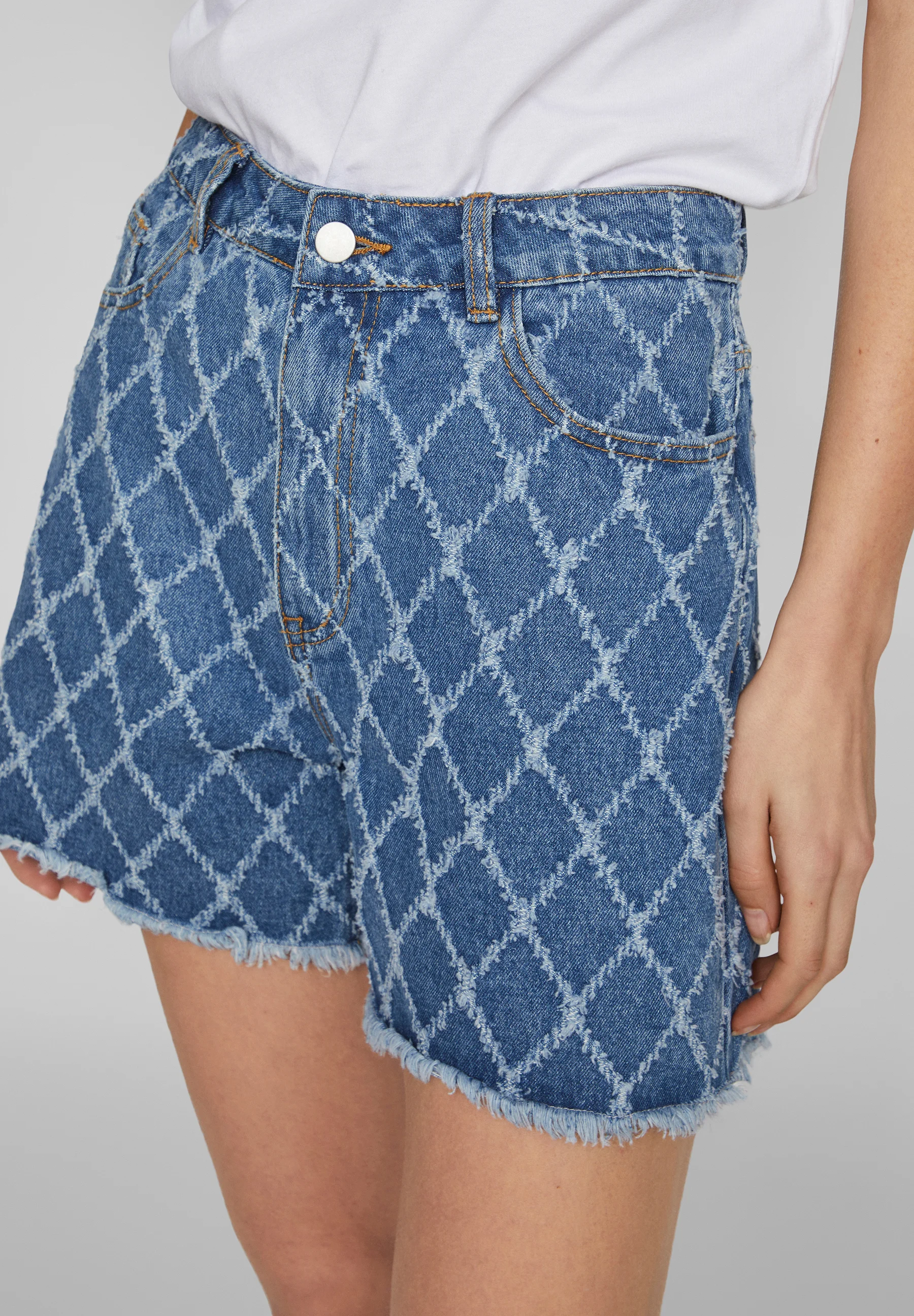 VILA VICLAY - Shorts vaqueros