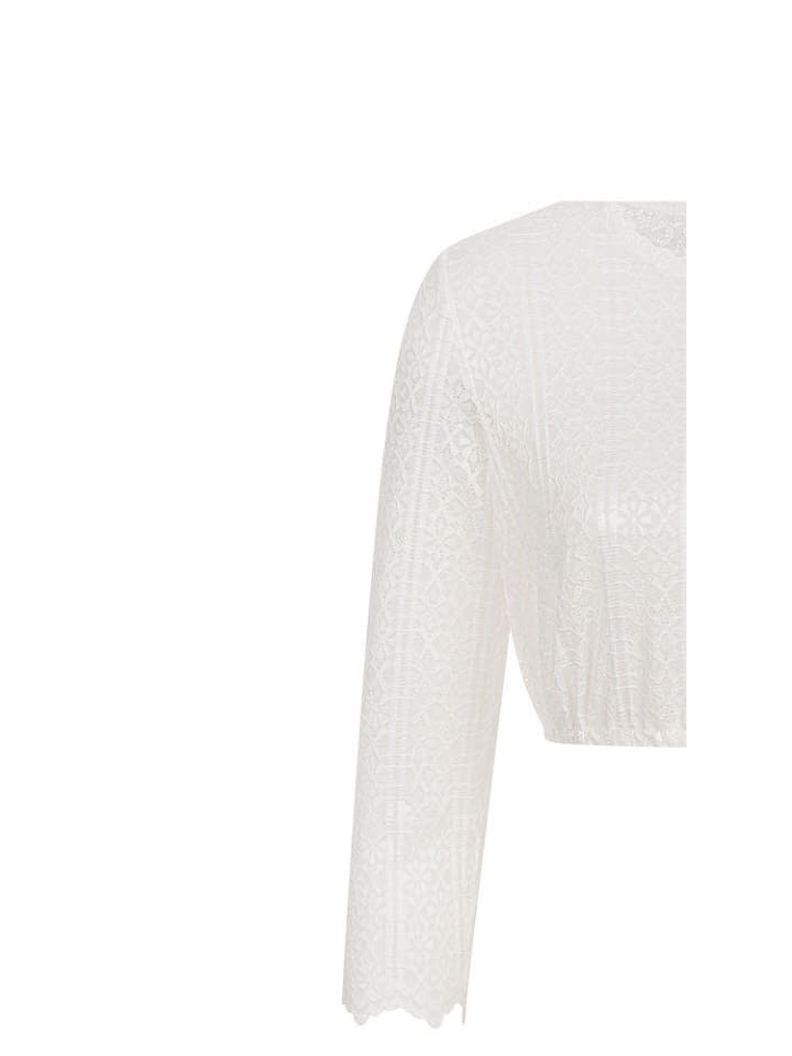 Nübler Dirndlbluse Langarm Julia in Creme günstig kaufen